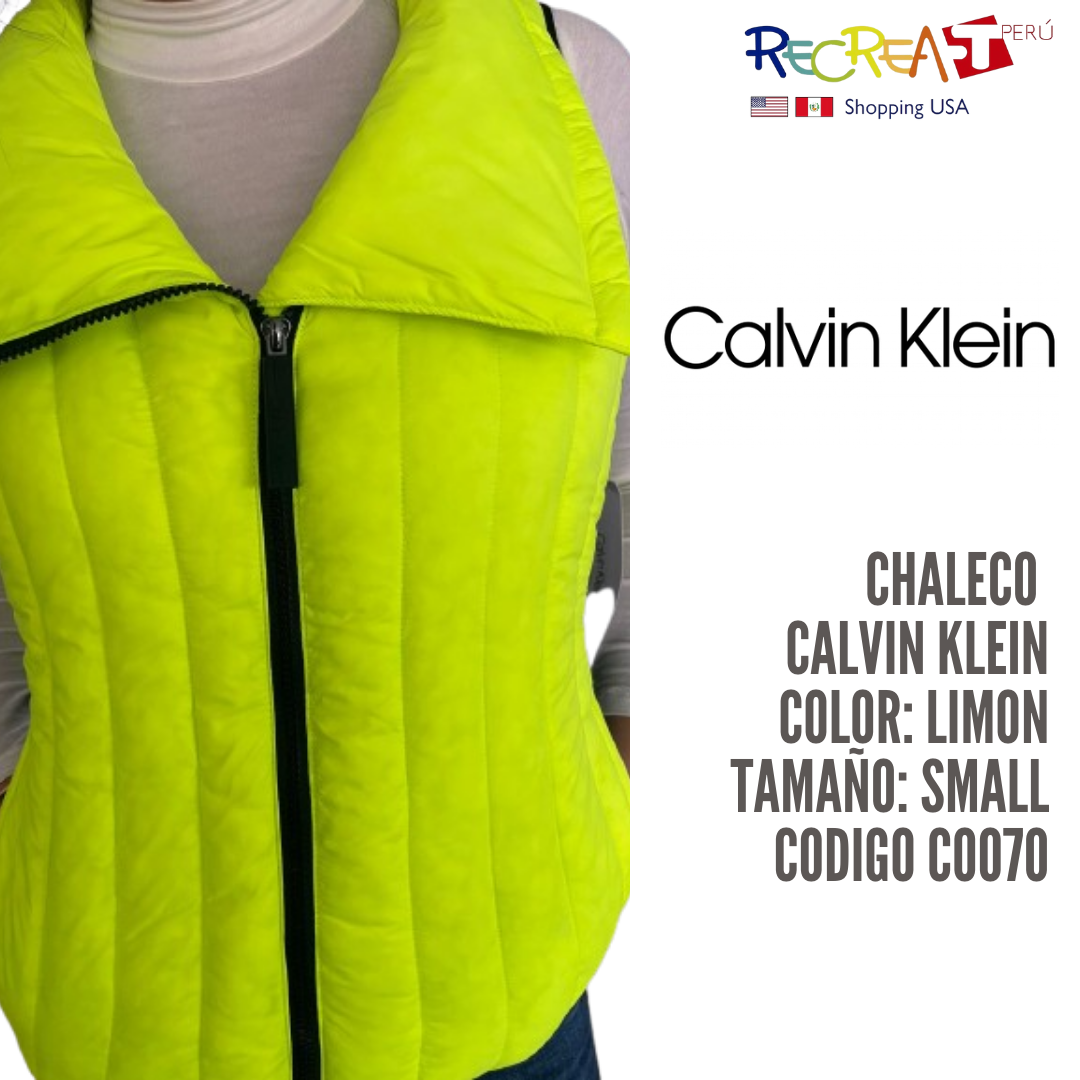 CALVIN KLEIN Zip-Up Puffer Designer