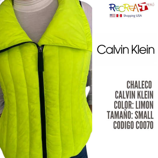 CALVIN KLEIN Zip-Up Puffer Designer