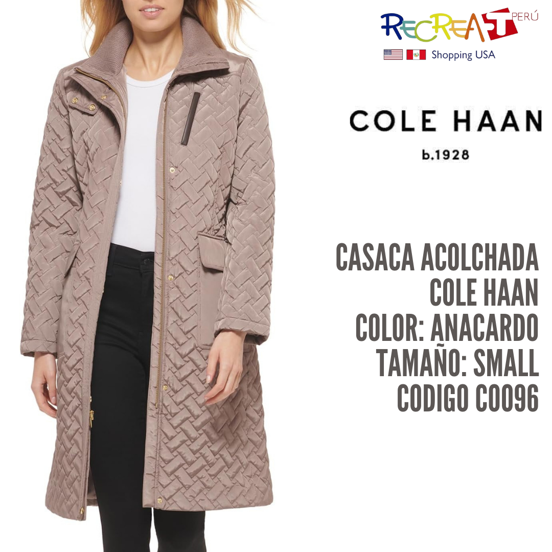 Cole Haan Chaqueta con cinturón Signature para mujer