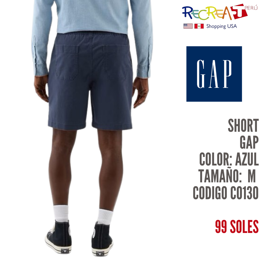 Short de Hombre GAP Talla M Color Azul