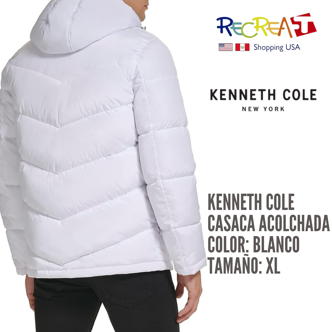 Kenneth Cole Chaqueta acolchada para hombre