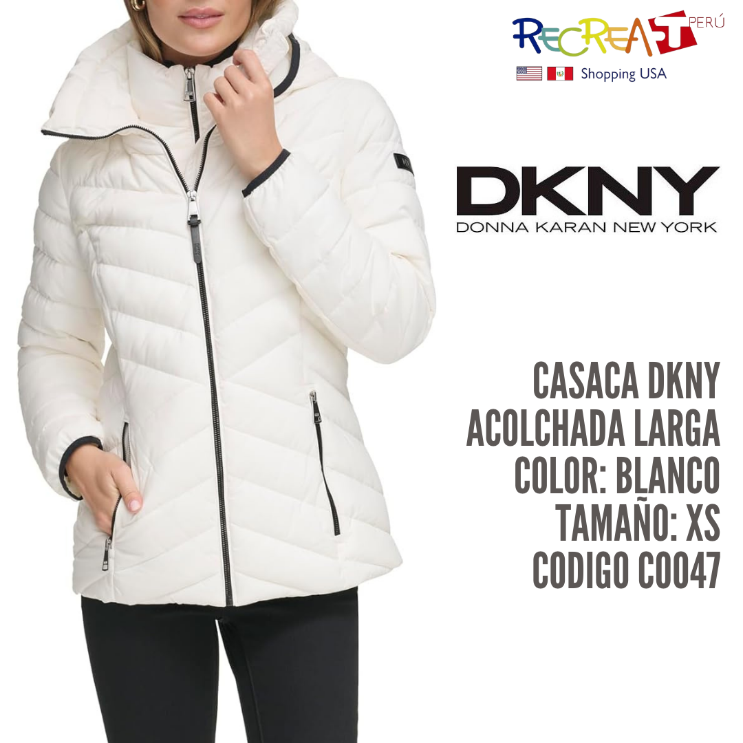 DKNY Women's Short Puffer Coat